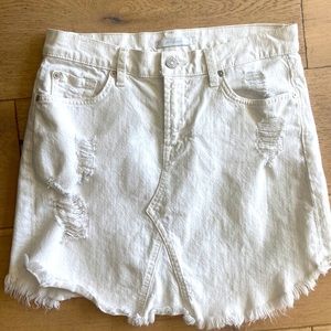 Seven for all mankind denim skirt
